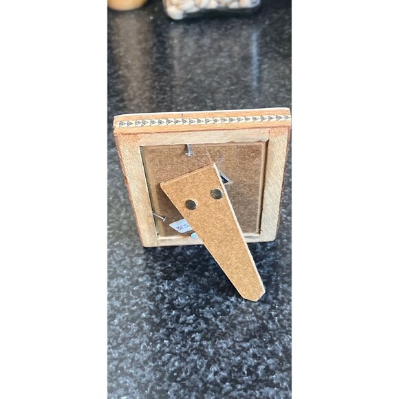 Handmade Painting Micro Mosaic Indo Persian Moorish Art Inlaid Wood Marquetry - Picture 5 of 6